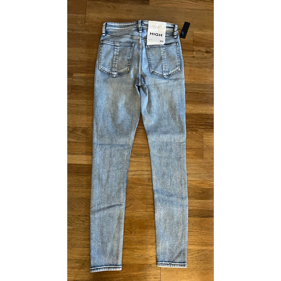 NWT Rag & Bone Nina High Rise Skinny Venice Women's Jeans SZ 25 - Picture 3 of 7